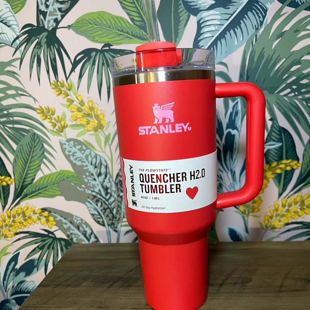 SOLD OUT Target Exclusive Red Stanley cup Valentines 40 oz quencher tumbler